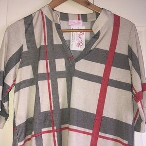 Plaid Tunic
